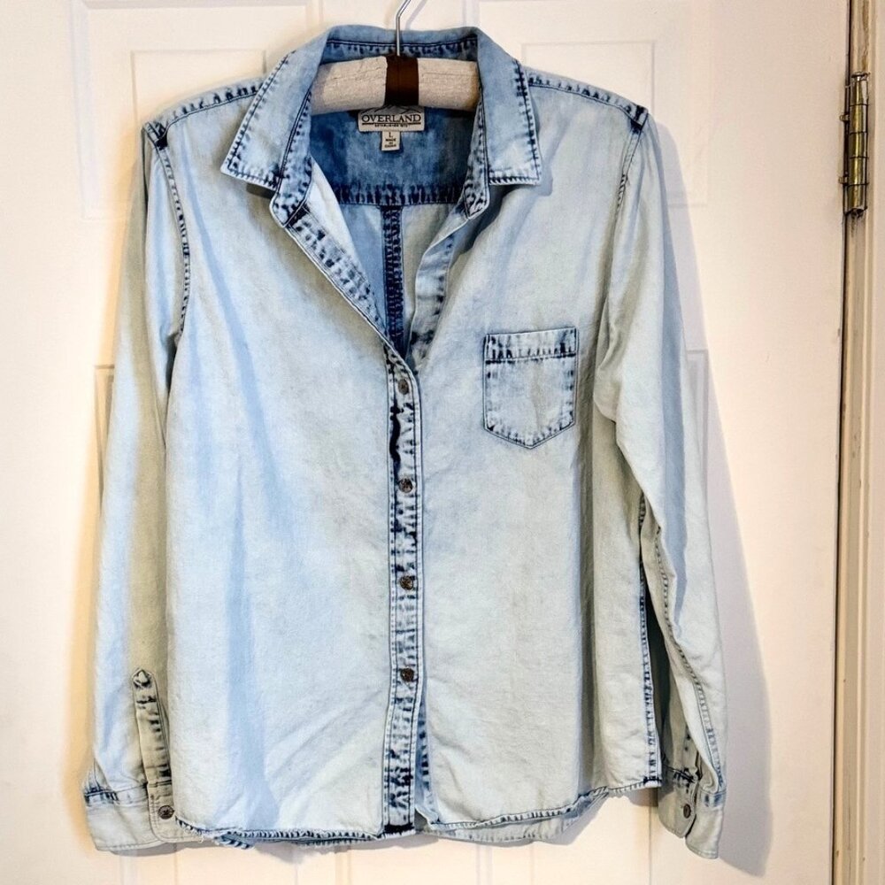 Overland Denim Button-down | Large